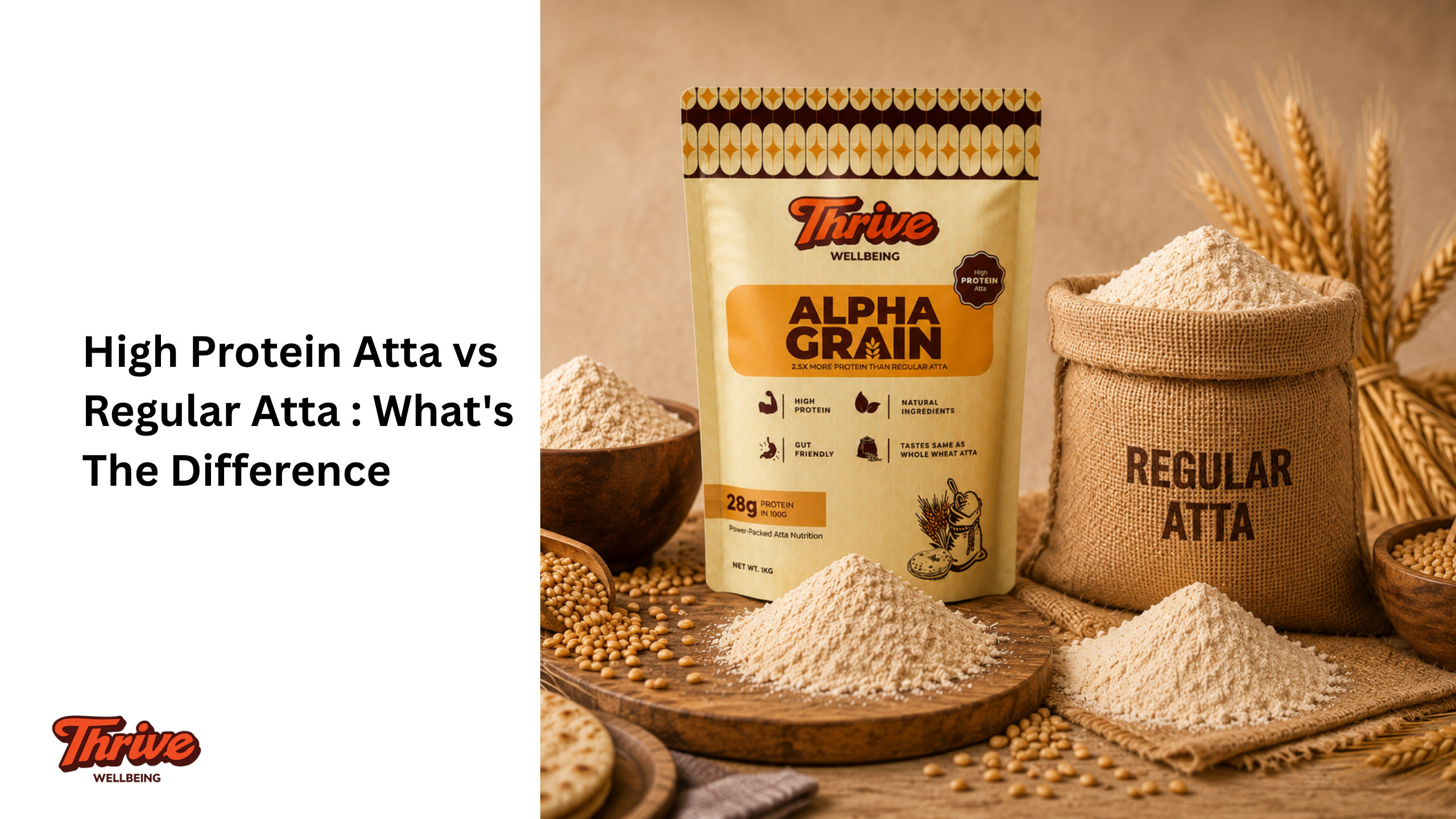 High Protein Atta vs Regular Atta : What's The Difference