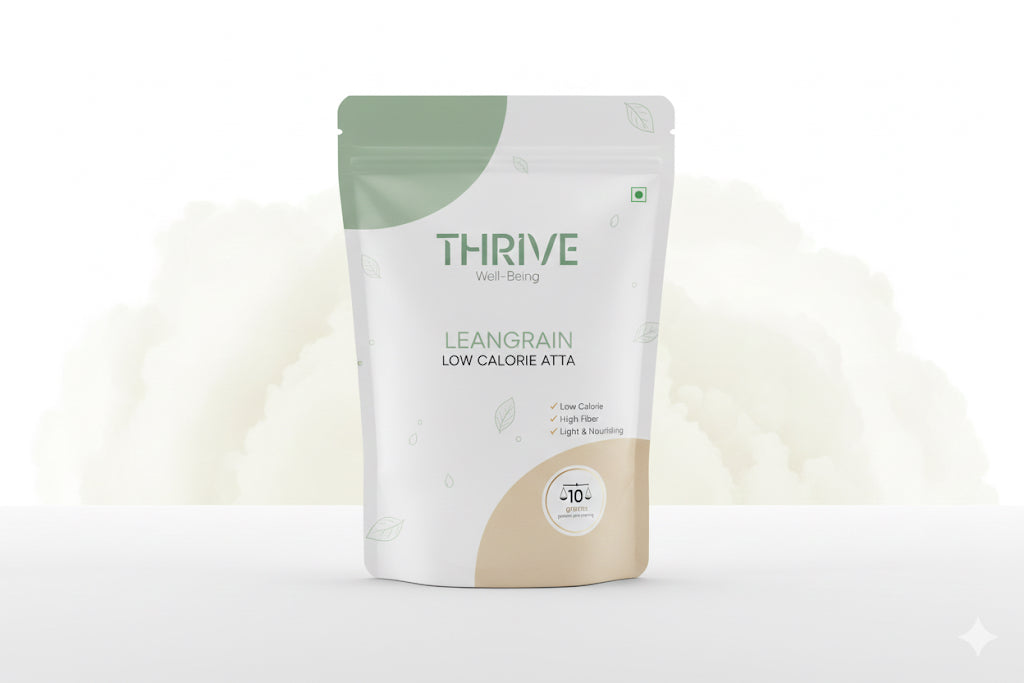 LeanGrain by Thrive | Low Calorie Atta | Eat More Rotis, Lose More Weight